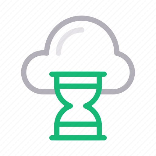 Cloud, database, hourglass, server, stopwatch icon - Download on Iconfinder