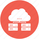 cloud, computing, data, database, internet, network, storage icon