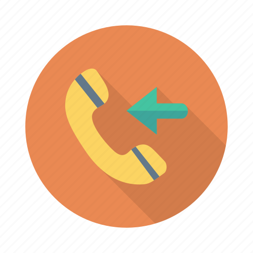 Answer, arrow, call, incoming, received, receiver, telephone icon - Download on Iconfinder