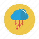 cloud, computing, connection, database, download, storage, weather