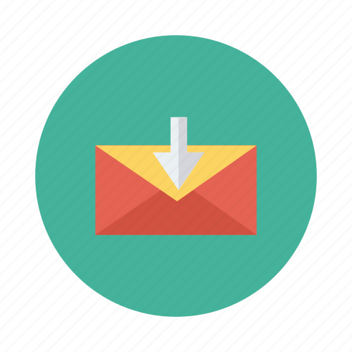 Download, email, inbox, incoming, mail, postal, receive icon - Download on Iconfinder