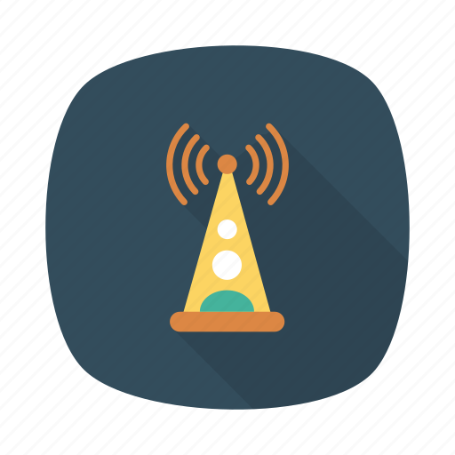 Antenna, danger, internet, network, signal, warning, wireless icon - Download on Iconfinder