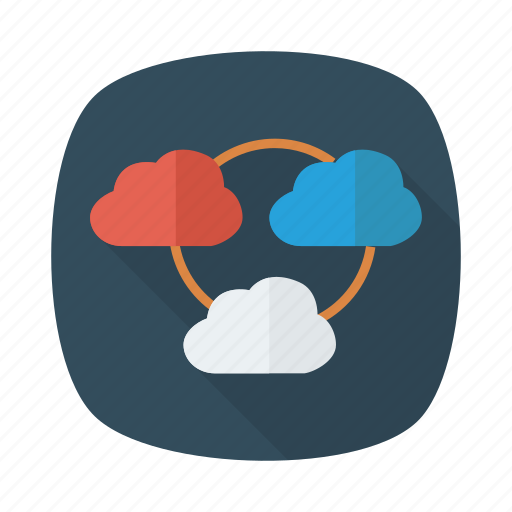 Cloud, database, hosting, link, shared, socialmedia, weather icon - Download on Iconfinder