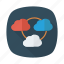 cloud, database, hosting, link, shared, socialmedia, weather 