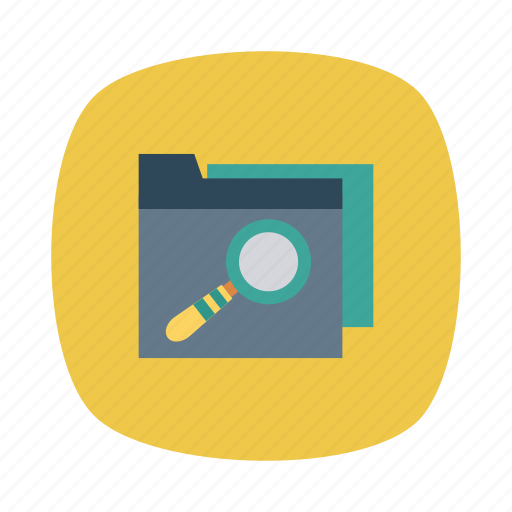 Category, checked, document, folder, magnify, search, storage icon - Download on Iconfinder