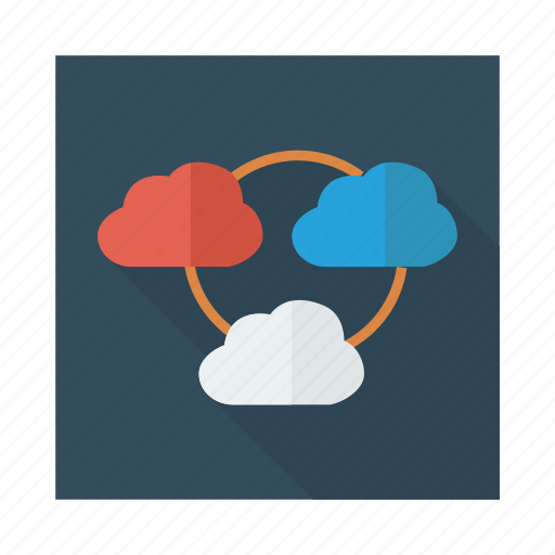 Cloud, database, hosting, link, shared, socialmedia, weather icon - Download on Iconfinder
