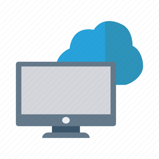 Cloud, monitor, online, pc, server, store, website icon - Download on Iconfinder
