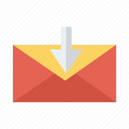 Download, email, inbox, incoming, mail, postal, receive icon - Download on Iconfinder