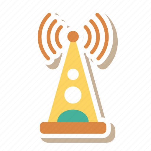 Antenna, danger, internet, network, signal, warning, wireless icon - Download on Iconfinder