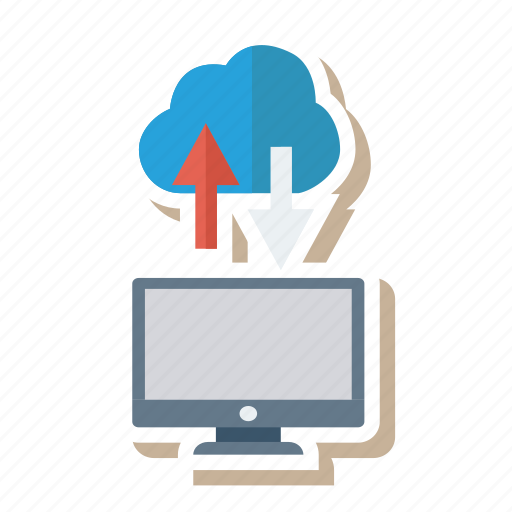 Cloud, computing, connection, download, link, upload, weather icon - Download on Iconfinder