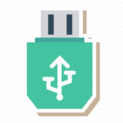 Connector, device, disk, drive, flash, technology, usb icon - Download on Iconfinder