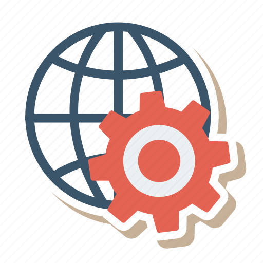 Business, cog, configuration, gear, globe, web, work icon - Download on Iconfinder