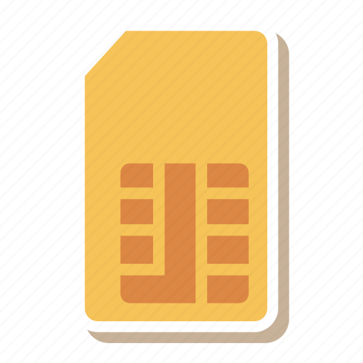 Chip, device, gsm, mobile, phone, sim, simcard icon - Download on Iconfinder