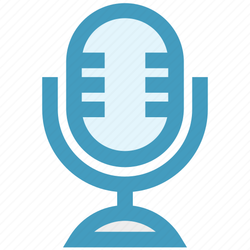 Mic, microphone, recording, retro mic, singing, sound, studio mic icon - Download on Iconfinder