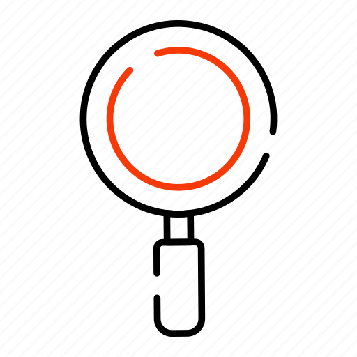 Magnifying glass, magnifier, loupe, research tool, analysis icon - Download on Iconfinder