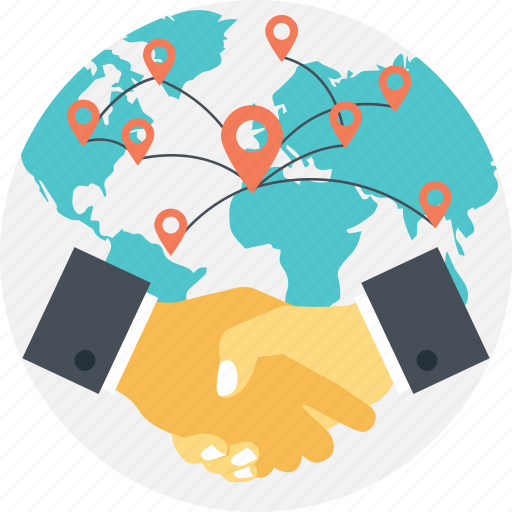 Global business concept, global connections, global deals, globalization, international connections icon - Download on Iconfinder