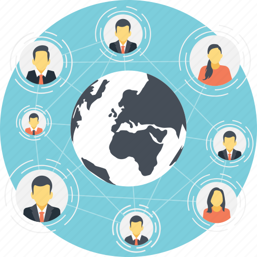 Global communication, global connections, global network, social network, worldwide connections icon - Download on Iconfinder