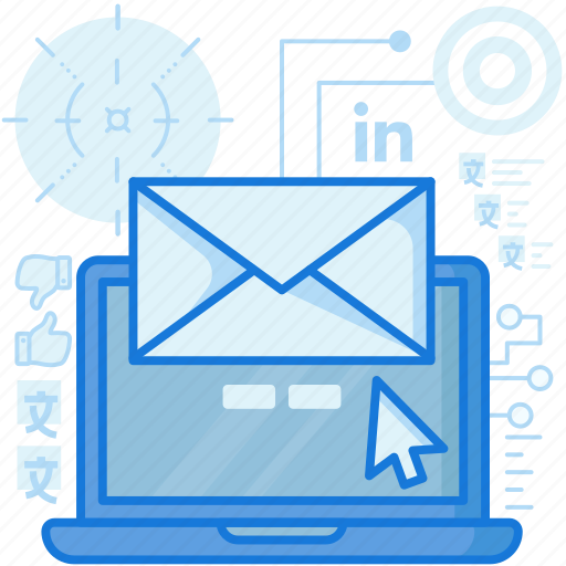 Computer, cursor, email, envelope, laptop, mail, message icon - Download on Iconfinder
