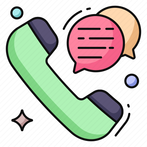 Phone chat, telecommunication, phone conversation, phone discussion, phone negotiation icon - Download on Iconfinder