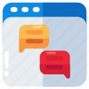chatting, communication, conversation, text, message
