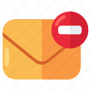 block mail, email, correspondence, letter, envelope