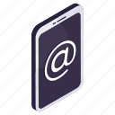 mobile email, mail, correspondence, letter, envelope