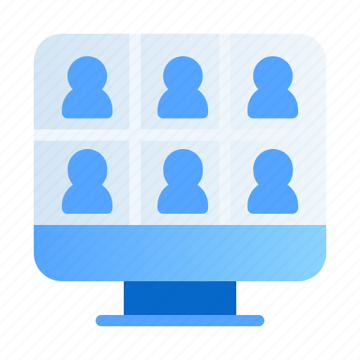Conference, call, mobile, smartphone, phone, online, device icon - Download on Iconfinder