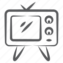 broadcast, retro screen, retro tv, television, tv, vintage tv