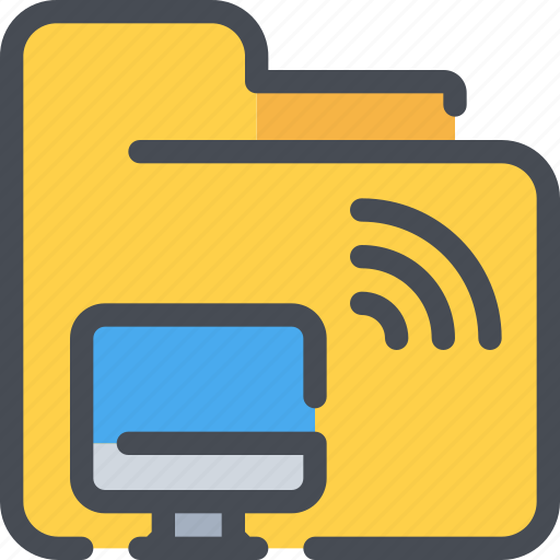 Computer, connect, database, file, folder, network icon - Download on Iconfinder