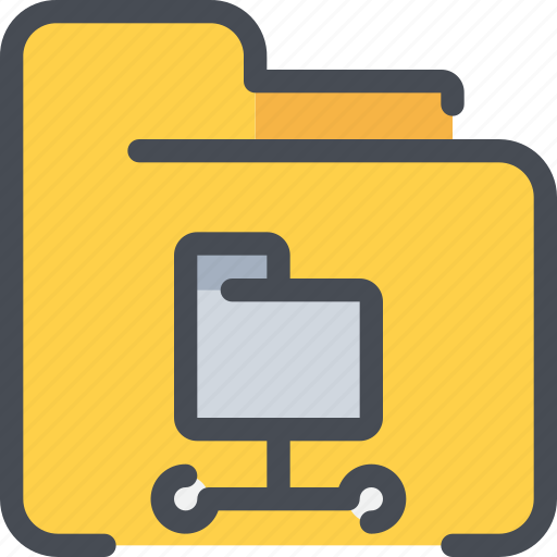 Connect, database, document, file, folder, network icon - Download on Iconfinder
