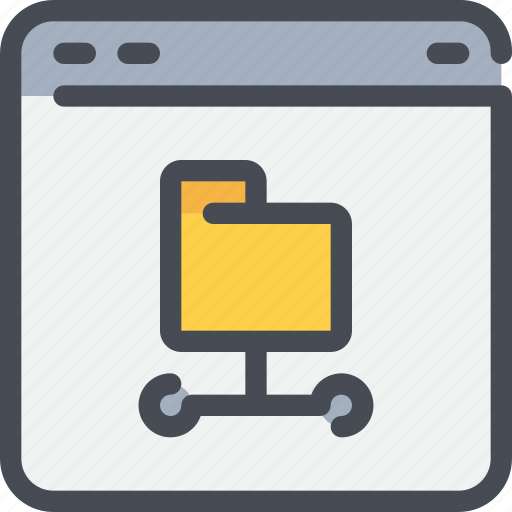 Browser, connect, database, file, folder, network icon - Download on Iconfinder