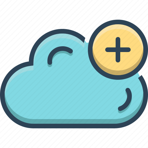 Add, cloud, computing, database, plus, storage icon - Download on Iconfinder
