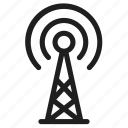 antenna, broadcast, radio, signal