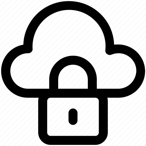 Cloud, lock, protection, security icon icon - Download on Iconfinder