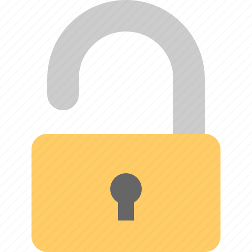 Lock removed, open lock, unlocked, unsecure icon - Download on Iconfinder