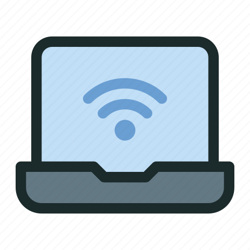 Connection, device, laptop, network, signal, technology, wireless icon - Download on Iconfinder