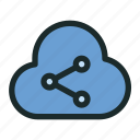 cloud, communication, connection, network, sharing, storage, technology