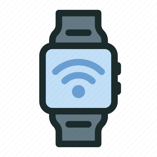 Connection, device, network, signal, smartwatch, technology, wireless icon - Download on Iconfinder