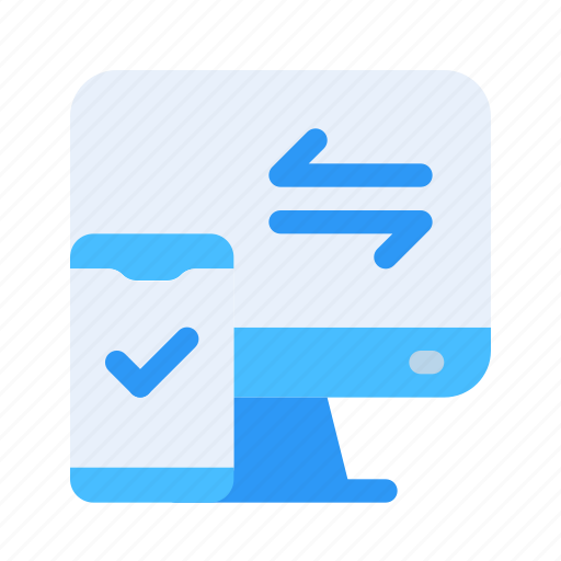 Connection, data, network, pairing, sync, synchronization, technology icon - Download on Iconfinder