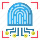 fingerprint, biometric, scan, identification, security