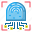 fingerprint, biometric, scan, identification, security 