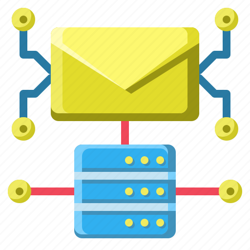 Mail, server, email, network, smtp, database icon - Download on Iconfinder