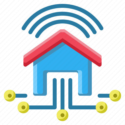 Smart, home, digital, network, house icon - Download on Iconfinder