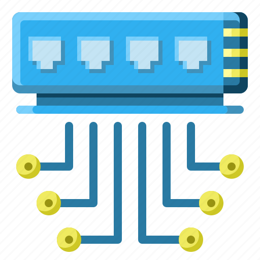 Switch, network, router, device, server icon - Download on Iconfinder