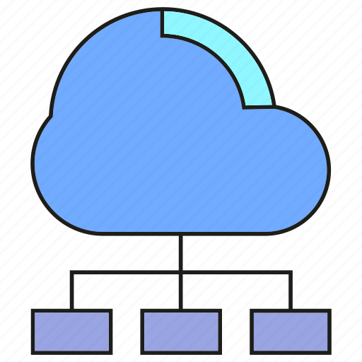 Cloud, diagram, internet, network icon - Download on Iconfinder