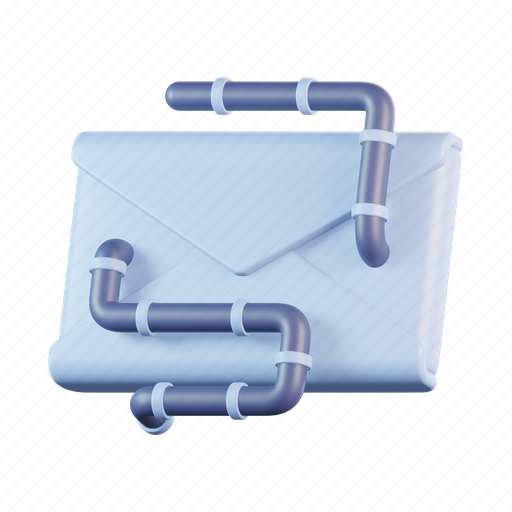 Email, worm, mail, virus, cybersecurity, letter 3D illustration - Download on Iconfinder