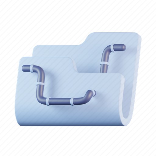 Folder, worm, document, virus, malware, file, archive 3D illustration - Download on Iconfinder