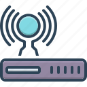 router, wireless, internet, communication, modem, signal, transmission