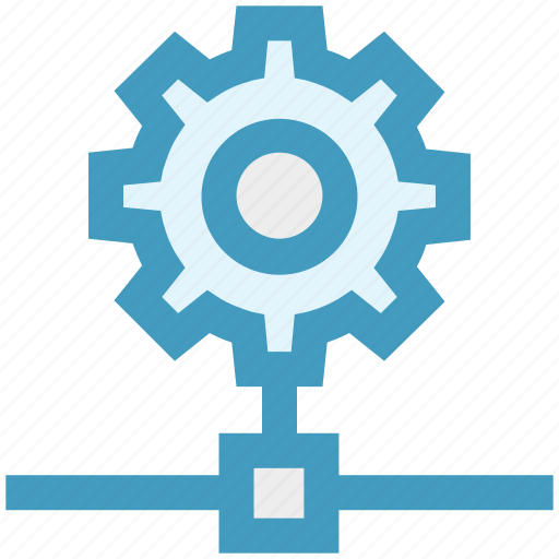 Cogwheel, connection, gear, network, setup, technology icon - Download on Iconfinder