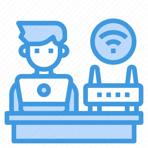 Admin, config, network, router, technology icon - Download on Iconfinder
